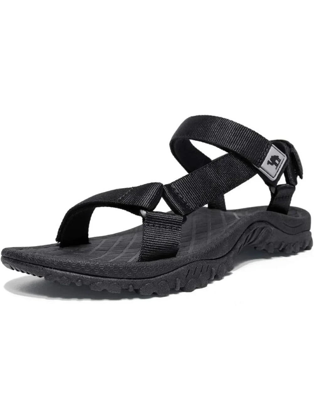 Men's Black Comfortable Athletic Hiking Sport Sandals Outdoor Beach Shoes